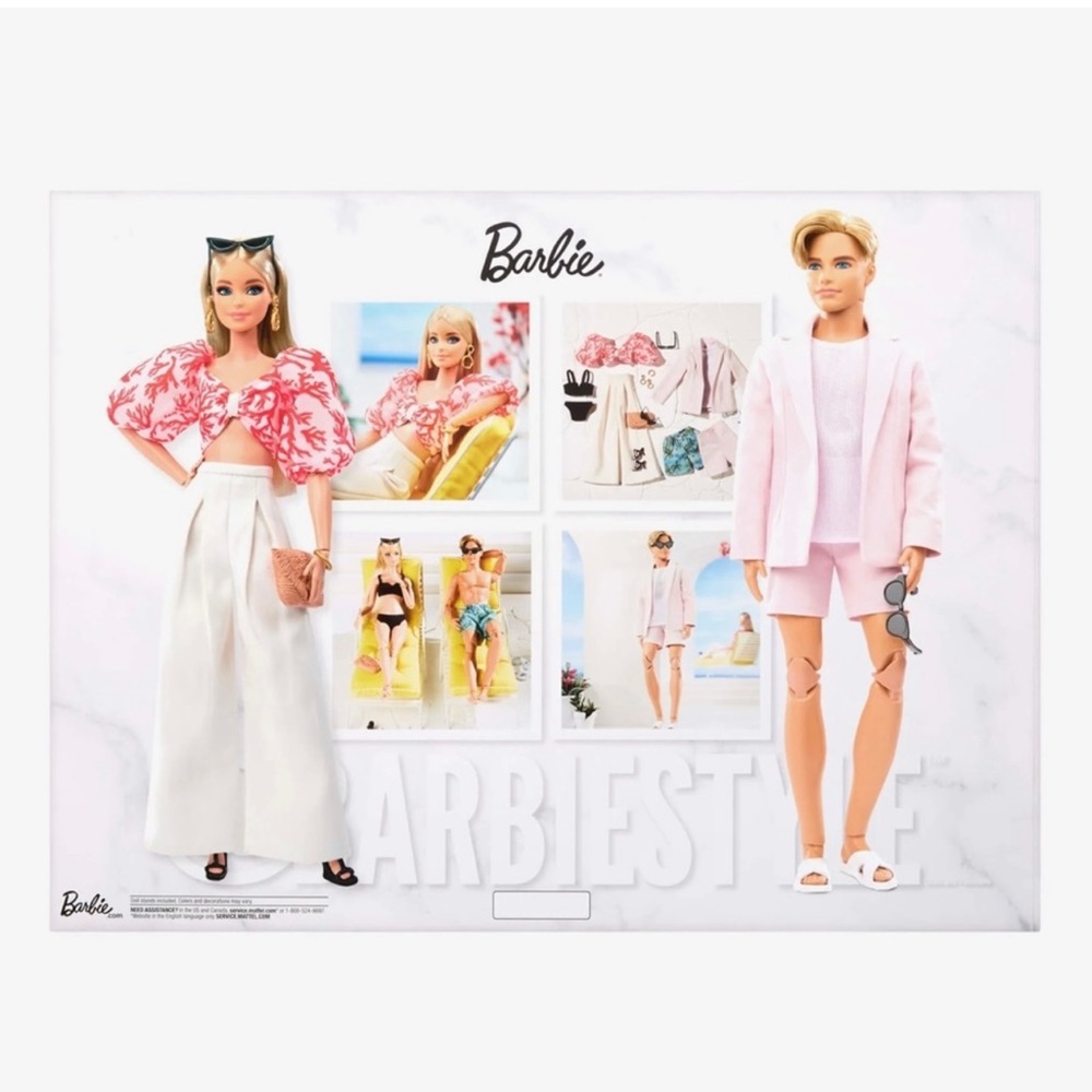 Barbie Signature Barbie Style Barbie & Ken Doll 2 NWT
Pack Gold Label Barbie
